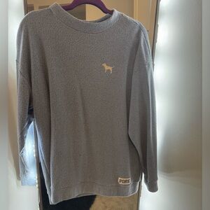 VS PINK oversized sweater blue